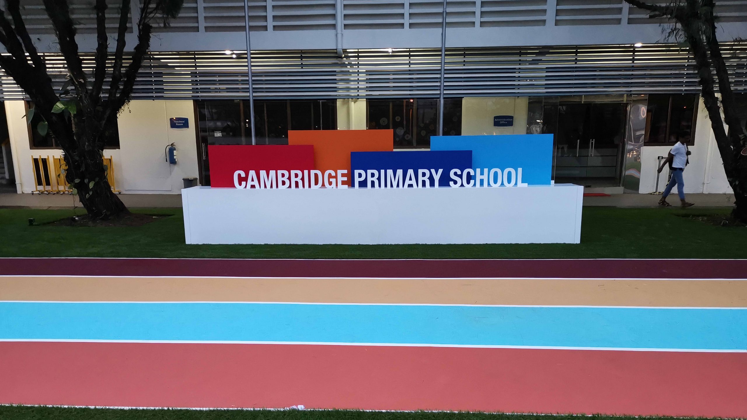 DIMENSIONS International College Bukit Timah Campus – School Signage and Running Tracks