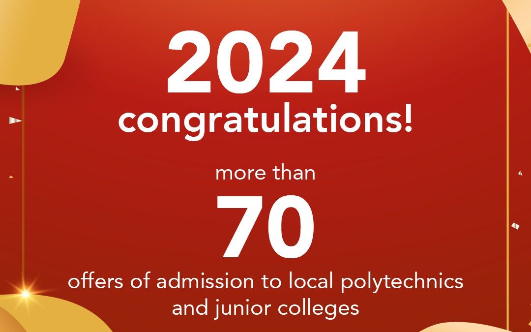 We Received 70 Poly and JC Admission Letters