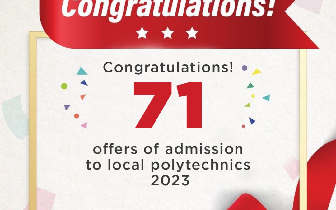 Congrats To Our 71 Students That Received Polytechnic Offer Letters