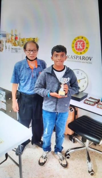 Pranav Balasubramaniam Scored 3rd Place In Chess Competition